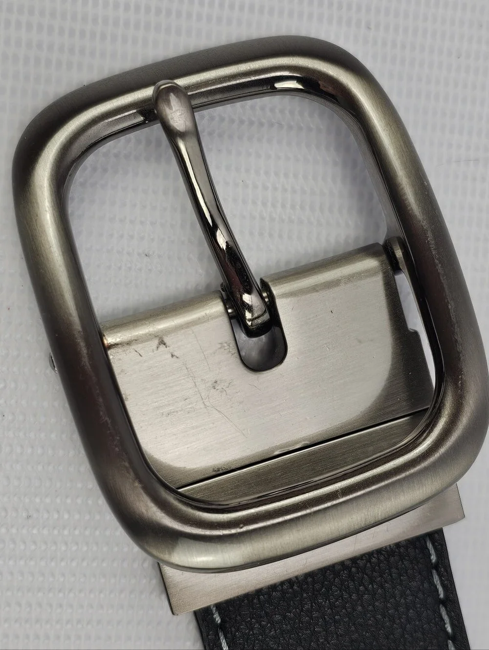 True Religion Men's Reversible Lumin Textured Roller Twist Belt Size 38